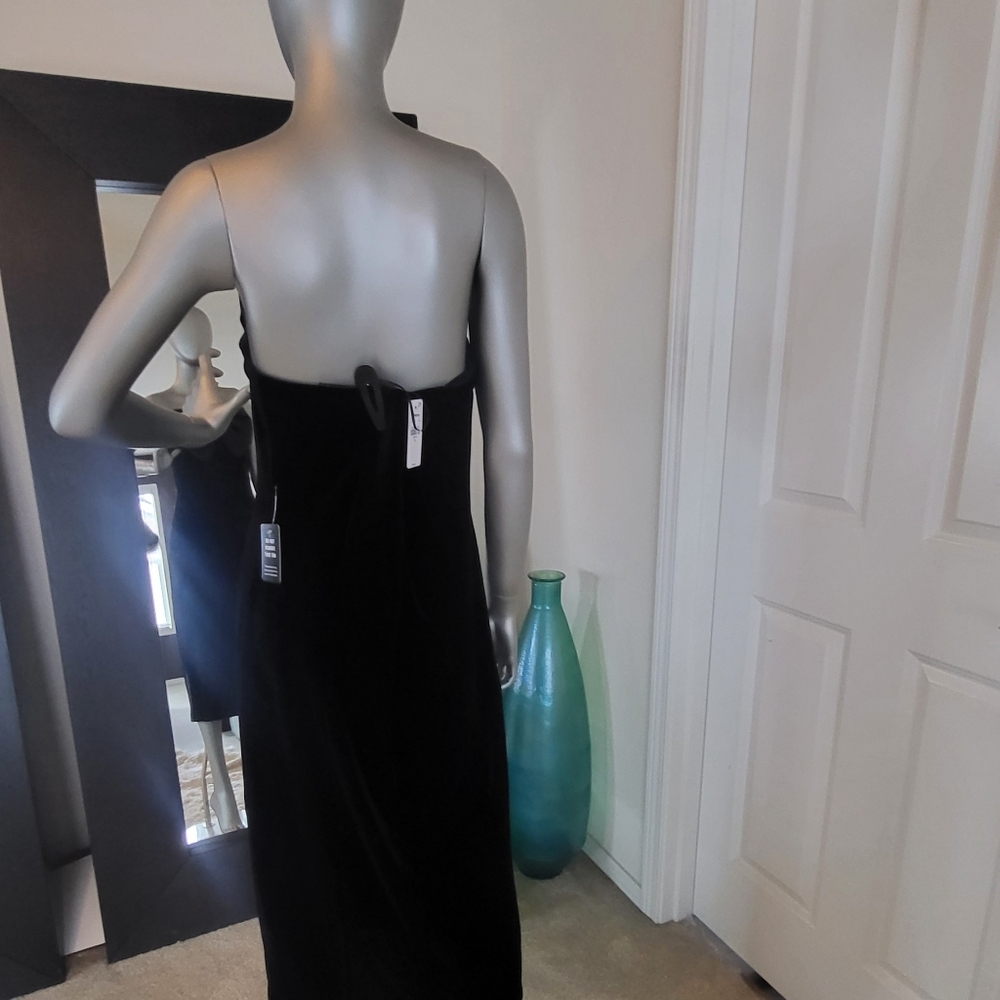 Express Black Strapless Dress with Bow Accent - Picture 6 of 8